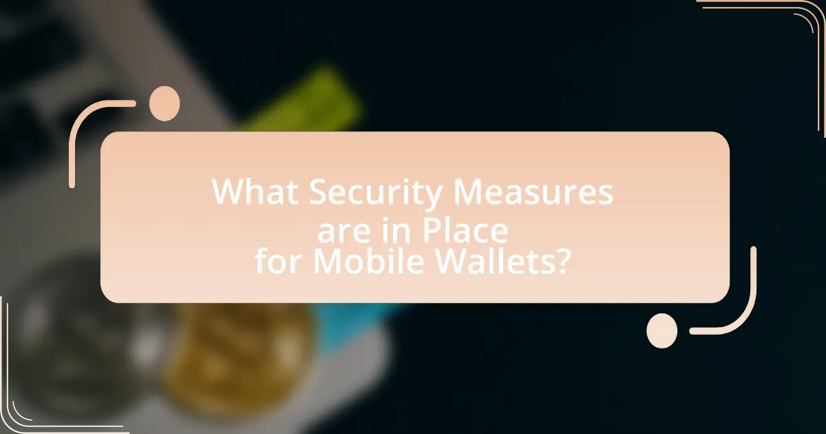 What Security Measures are in Place for Mobile Wallets?